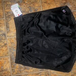 Men’s Mesh Champion Short Athletic Black Medium New